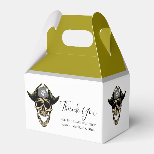 Ballotins Pirate Skull Gold Heureux Capitaine Ballotin (Verso)