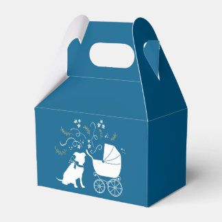 Ballotins Pit Bull Baby shower Pitbull Chien Blue Boy