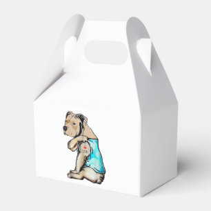 Ballotins Pitbull Chien J'aime Papa Tatouage Drôle Famille