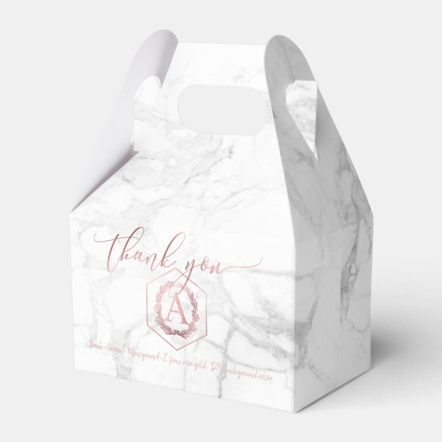 Ballotins PixDezines Faux Rose Gold Sweet Honeycomb+Marble (Verso)