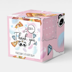 Ballotins Pizza & Pyjamas Slepover Anniversaire Personnalis
