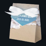 Ballotins Plage tropicale de l'océan<br><div class="desc">Eau turquoise de l'océan et plage tropicale avec surf humide pour le thème mariage tropical</div>