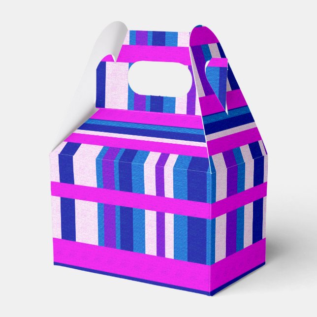 Ballotins Plaid bleu rose violet (Verso)