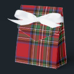 Ballotins Plaid Stewart Red and Green Party Tartan<br><div class="desc">Complete your gifting needs with this cute plaid Stewart tartan pattern favor box for any special occasion including birthdays,  anniversaries,  holidays</div>