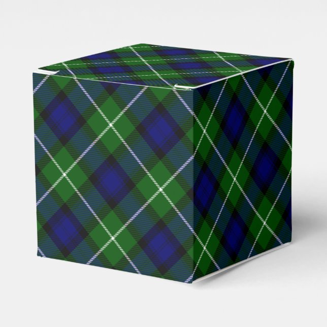 Ballotins Plaid vert bleu Lamont tartan (Verso)
