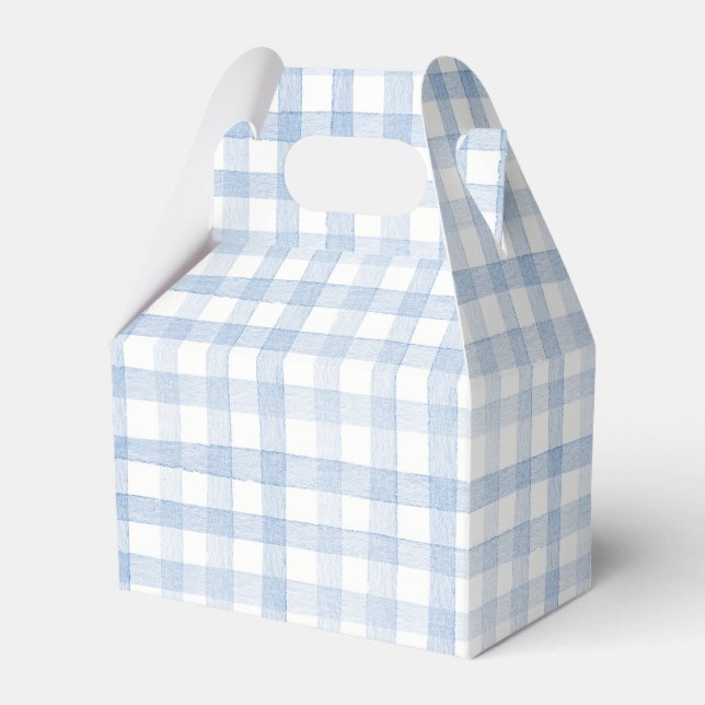 Ballotins Plaids En vichy bleu clair Pastel (Verso)