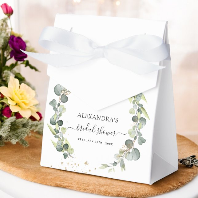 Ballotins Plante grasse d'eucalyptus pour douche de mariée (Créateur téléchargé)