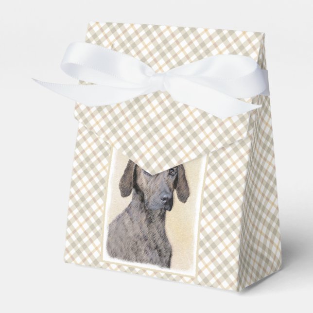 Ballotins Plott Peinture - Cute Original Chien Art (Verso)