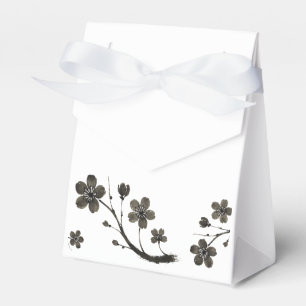 Ballotins Plum Blossom Line Art - Design botanique sur