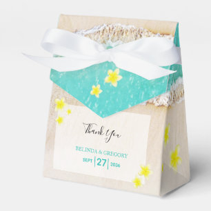 Ballotins Plumeria jaune Frangipani Plage tropicale Mariage