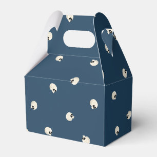 Ballotins Points de crâne Kawaii mignons aléatoires bleu fon