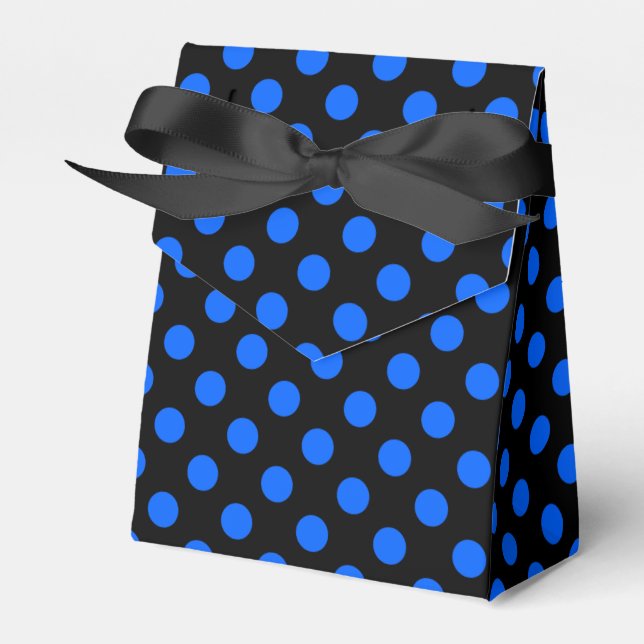 Ballotins Pois bleu et noir (Verso)