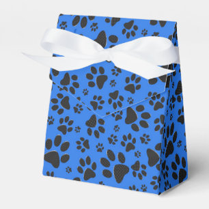 Ballotins Pois de chien noir et blanc Pointe Polka sur le bl
