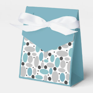 Ballotins pois gris bleu pois pois rétro décoration motif