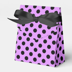 Ballotins Pois noirs sur lilas