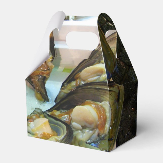 Ballotins Poissons de moules géantes Tsukiji, Tokyo, Japon (Verso)