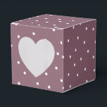 Ballotins Polka blanc violet point classique mariage romanti<br><div class="desc">Veuillez envoyer un courriel à l'adresse suivante : requests@prettygreetings.co.uk pour obtenir des renseignements sur la conception personnalisée et les demandes de produits.</div>