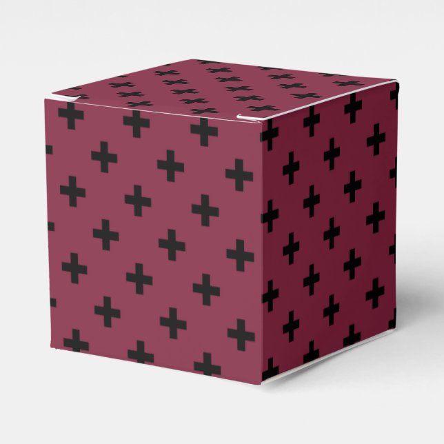 Ballotins Polka noire croise sur mûrier (Verso)