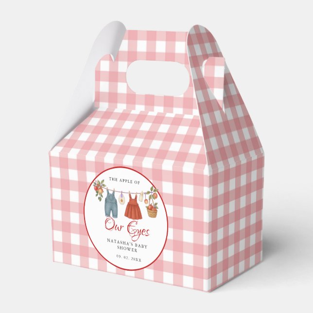 Ballotins Pomme de nos yeux Fruit baby shower d'automne merc (Verso)