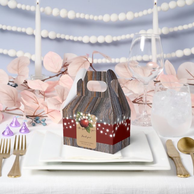 Ballotins Pomme de notre oeil Baby shower d'automne rustique (Mariage)