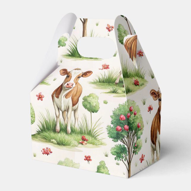 Ballotins Pommier veau/vache dans un champ (Verso)