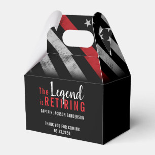 Ballotins Pompier Retraite Ligne Rouge Flag Flaman