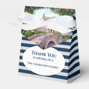 Ballotins Pont de pierre à chauffe domestique Peinture aquar