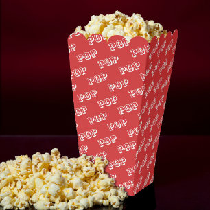 Ballotins Pop Motif Red Movie Popcorn