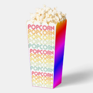 Ballotins Popcorn arc-en-ciel