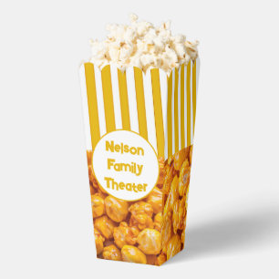 Ballotins Popcorn de cinéma familial personnalisé