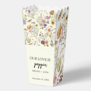 Ballotins Popcorn de papillon Boho fleur sauvage
