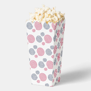 Ballotins Popcorn de spirales patriotiques amusantes et fant