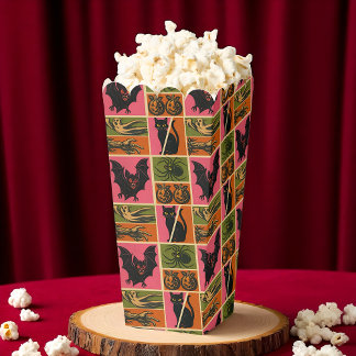 Ballotins Popcorn du parti Halloween vintage
