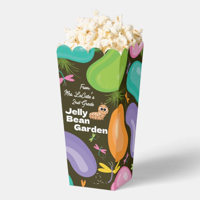Ballotins Popcorn Favor Box Jelly Bean Garden  (Sauté)