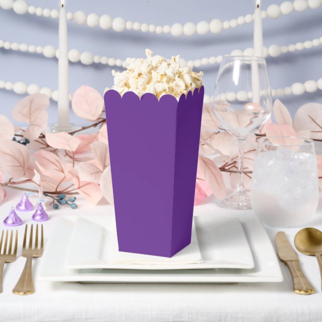 Ballotins Popcorn Simple Attrayant Violet Royal Uni (Mariage)