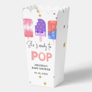 Ballotins Popsicle Elle est prête à pop Baby shower