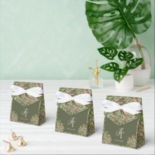 Ballotins Porte Élégante Florale de Mariage Regal