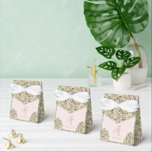 Ballotins Porte Royale Fleurs Rose Poussiéreux Mariage