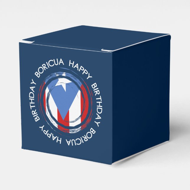Ballotins Porto Rico : Thème du drapeau : Anniversaire Boric (Verso)