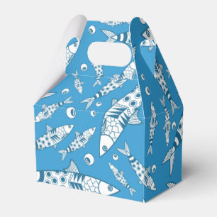 Ballotins Portugais Lisbonne Sardines Motif Azulejos Bleu