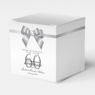 Ballotins Posh Gem Bow & Ribbon 60e anniversaire de Mariage