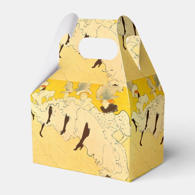 Ballotins Poster de la fille dansante Jaune Toulouse Lautrec (Verso)