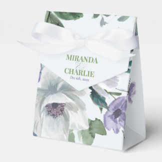 Ballotins Poudre Bleu mariage boîte de préférence