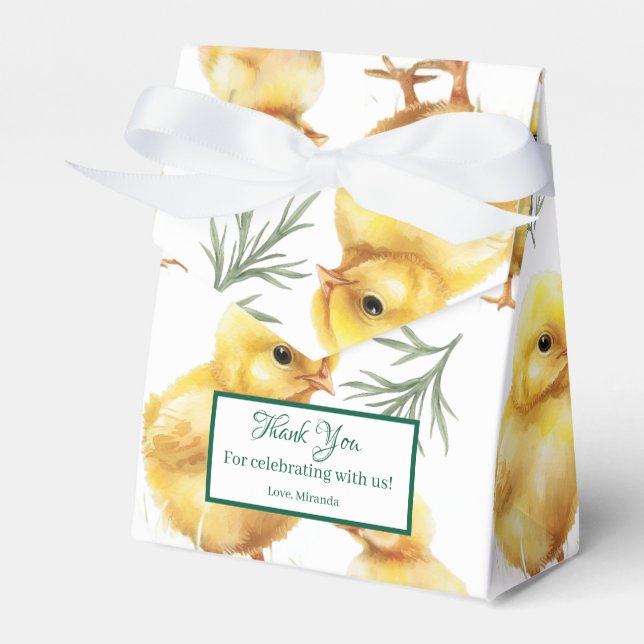 Ballotins Poulet 1er anniversaire Animal de ferme Anniversai (Verso)