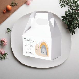 Ballotins Premier Anniversaire de fête Snail Rainbow Cute Pa