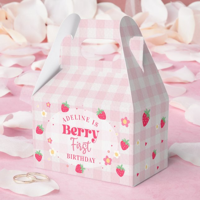 Ballotins Premier anniversaire de fraise mignonne de Berry (Mariage)