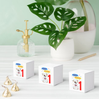 Ballotins Premier anniversaire d'enfant Chiot mignon et conf
