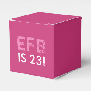 Ballotins Premier Ballotin d'anniversaire - rose