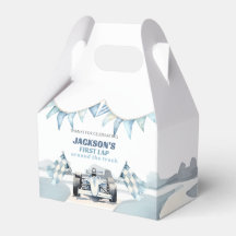 Premier Tour Autour De La Piste Voiture De Course 