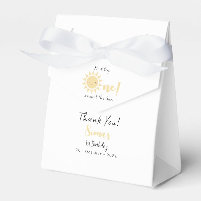 Ballotins Premier Voyage Autour Du Soleil Mignonne 1Er Anniv (Verso)